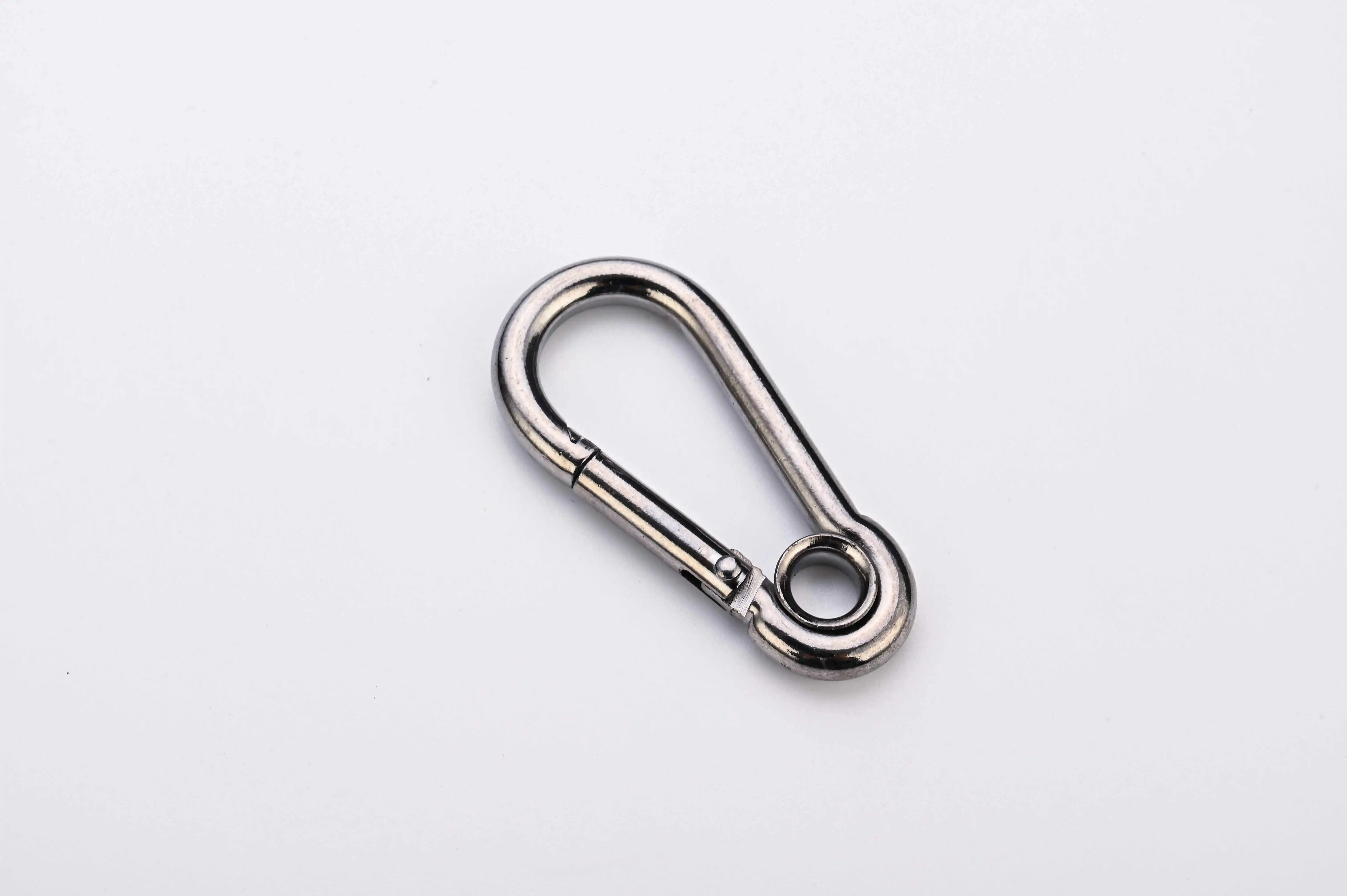 Прямые продажи с фабрики 8 # крепежная Пряжка 304 316 пружинный крюк из нержавеющей стали для альпинизма