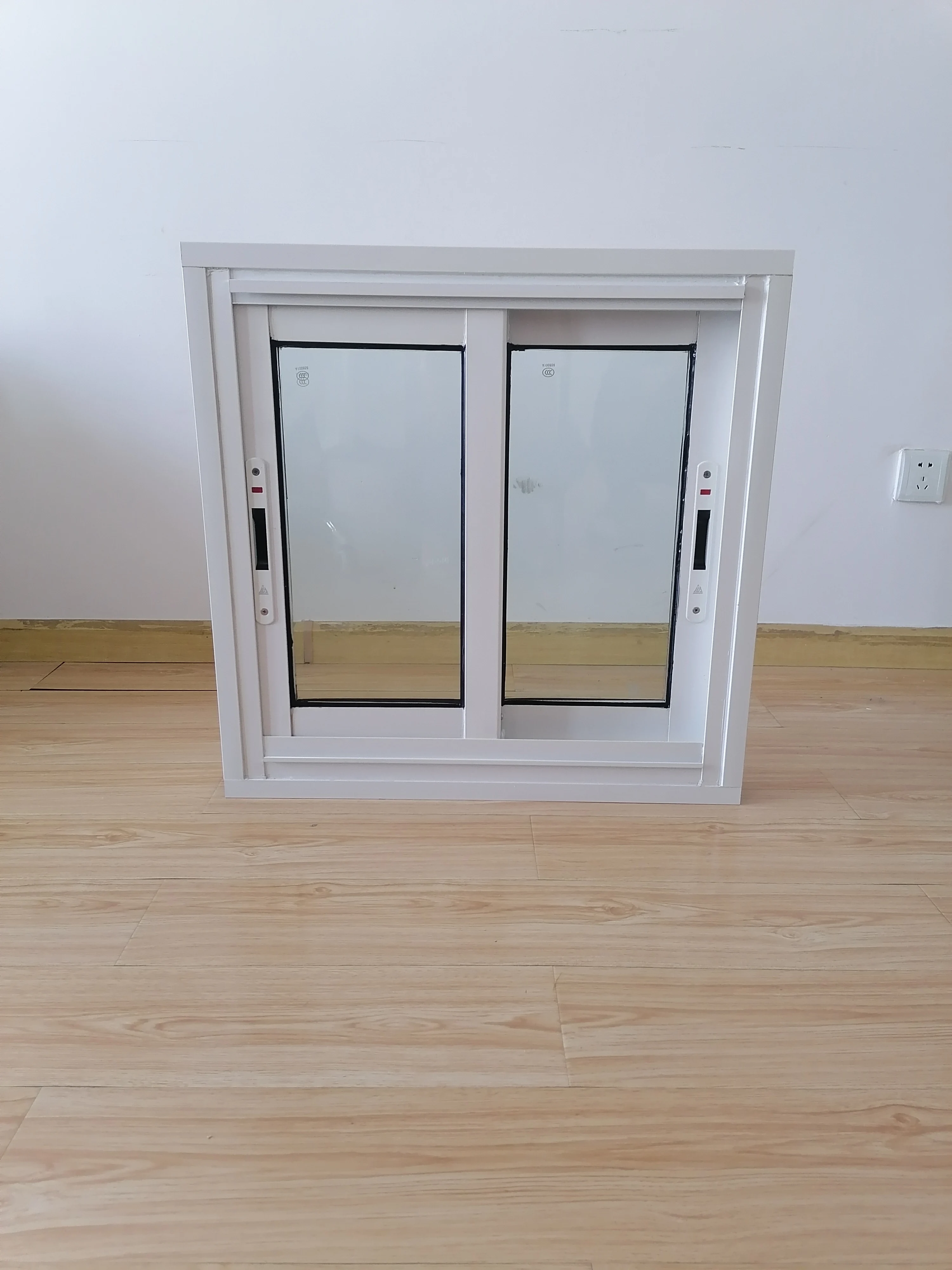 Double glazed champagne color aluminum sliding windows with soundproof insulated glass windows for house