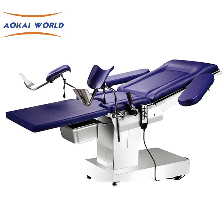 Medical Equipment Supplier Hydraulic Type Gynecology Examination Table Delivery Bed  / Gynecological Chair
