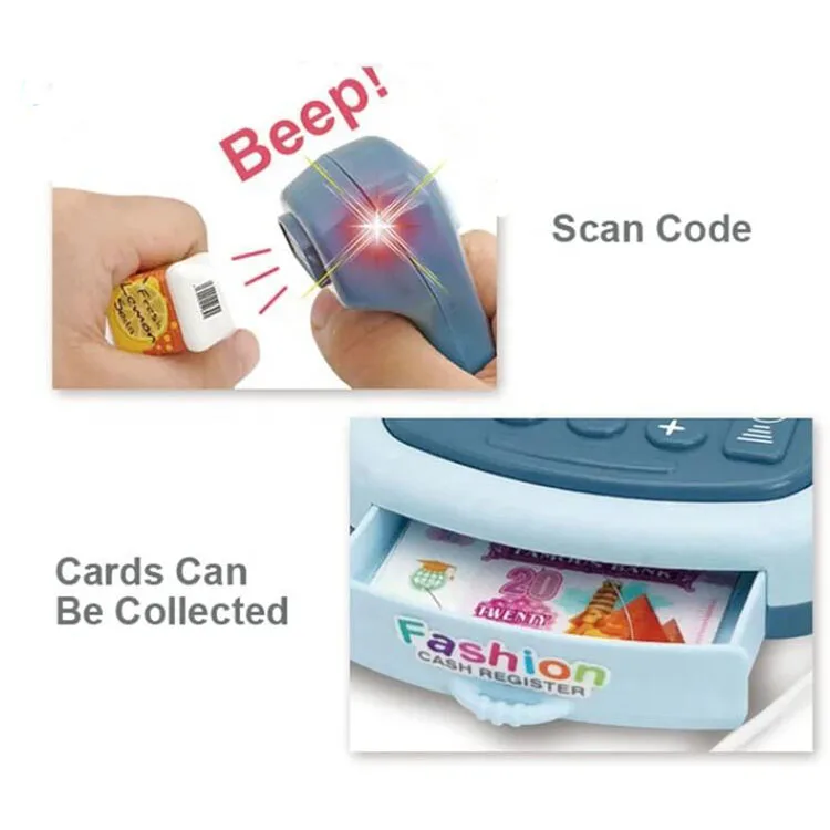 Samtoy Electronic Educational other Pretend Play Preschool Juguete Shopping Supermarket Toy Cash Register Toy for Kids