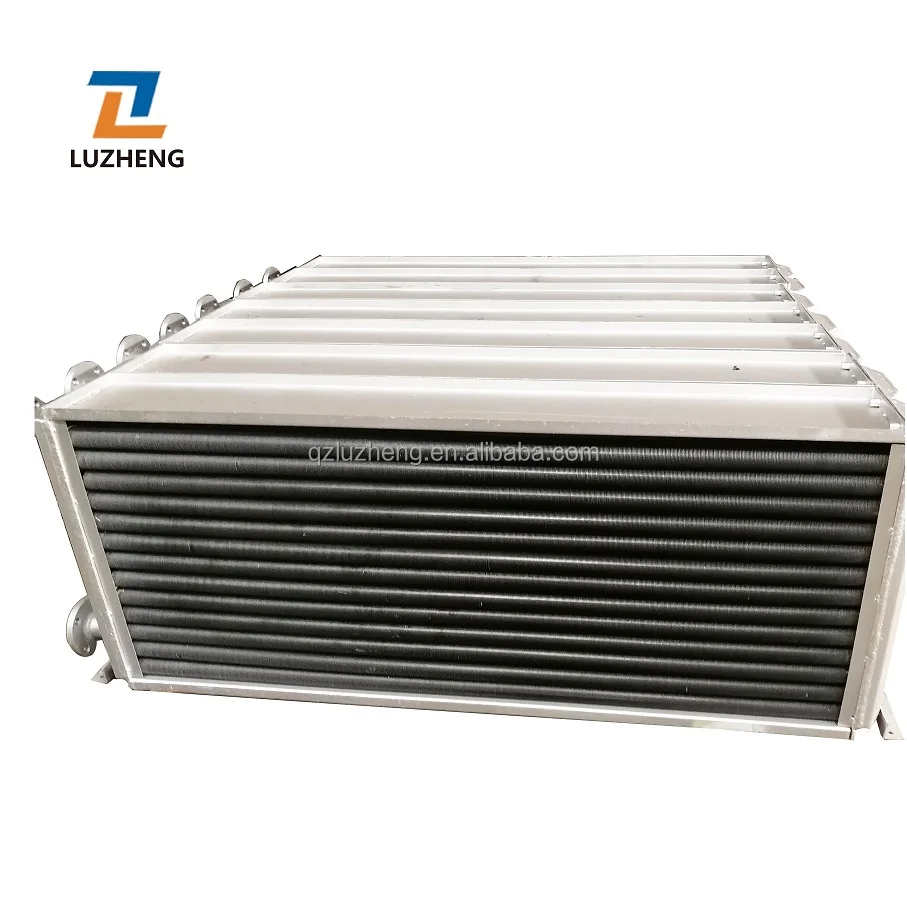 Fin Tube Type Heat Exchanger with Stainless Steel or Copper Finned Aluminum Tube