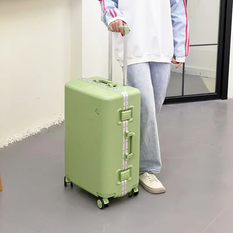 PC material 20-inch fashion universal wheel suitcase male 24-inch  password box female travel luggage  pc cabin trolley luggage