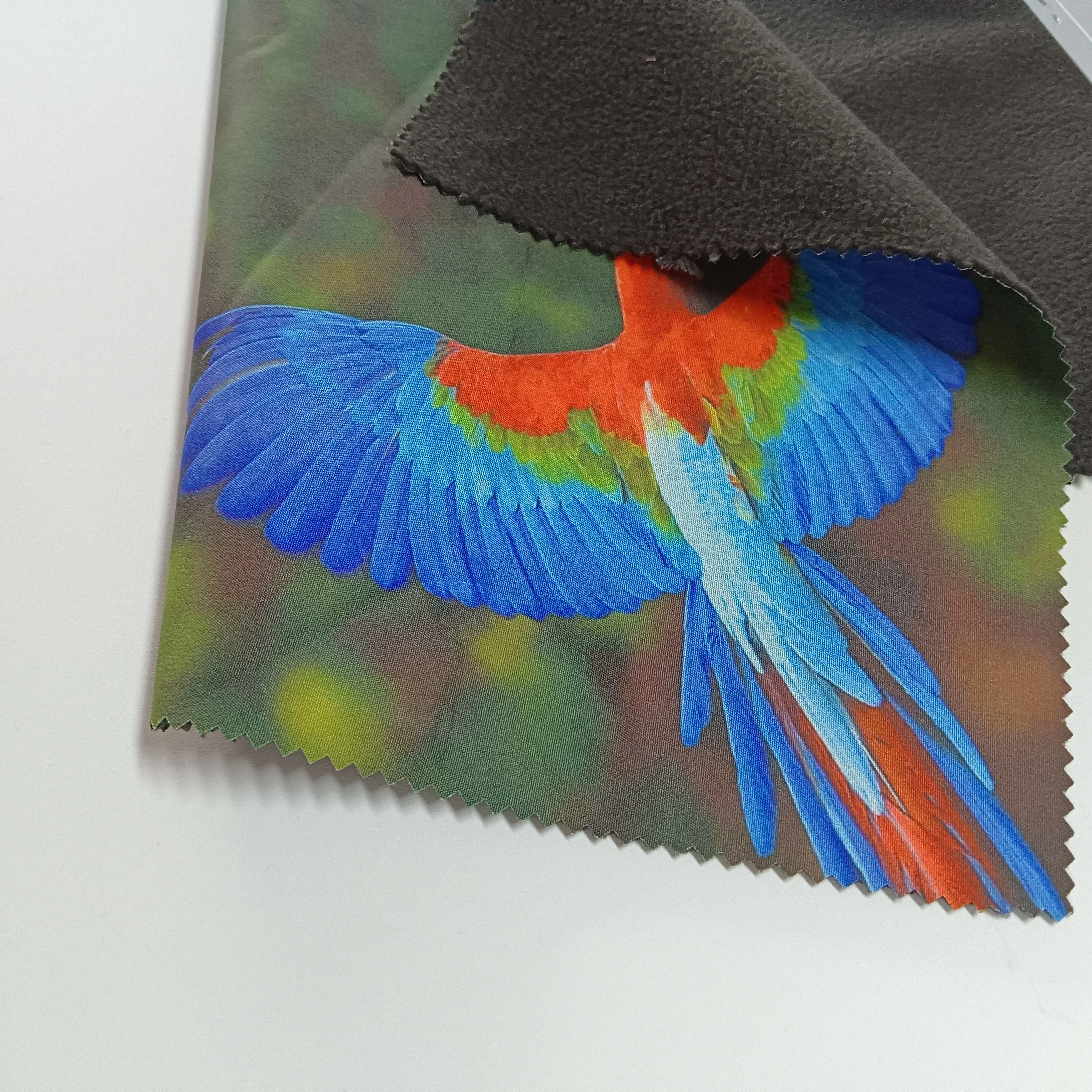 Digital printing 4 way stretch  warm  waterproof polar fleece polyester for overcoat fabric