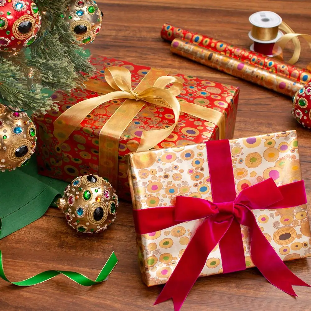 Viennese Новый тисненый подарок, индивидуальный принт, оберточная бумага, рулон подарочной оберточной бумаги, производитель рулонной оберточной бумаги