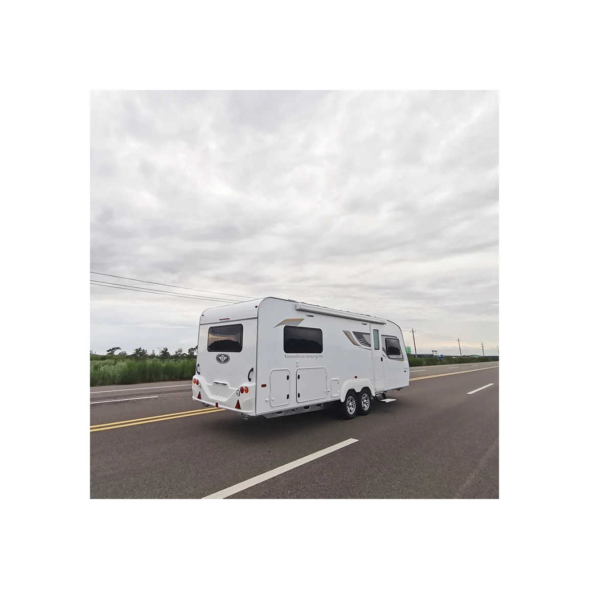Factory  made hot sale China Motor Home Rv Caravan Travel Trailer Rv Camper Trailers Motorhome