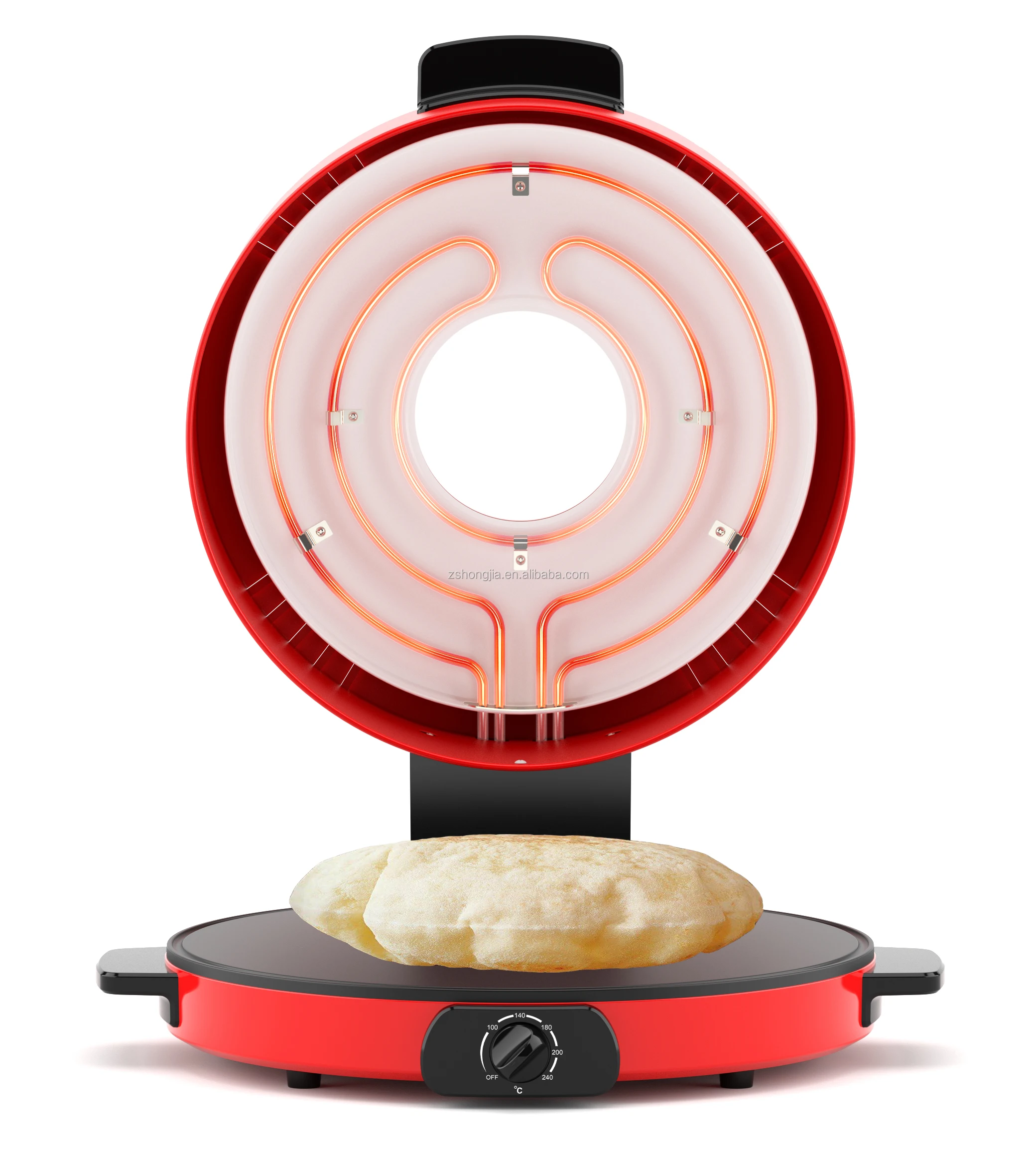 2600W chapati maker roti with inner lamp HJ-45ATD pita bread maker 45CM roti bread toaster electric pizza maker