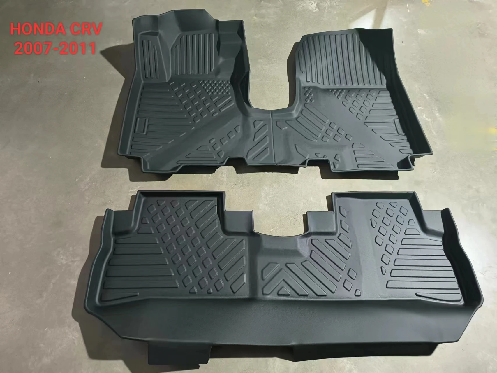 New Arrival Interior Accessories Car Mats Anti-skid Waterproof Full Set 3d Tpe Car Foot Mats For HONDA CRV 2023