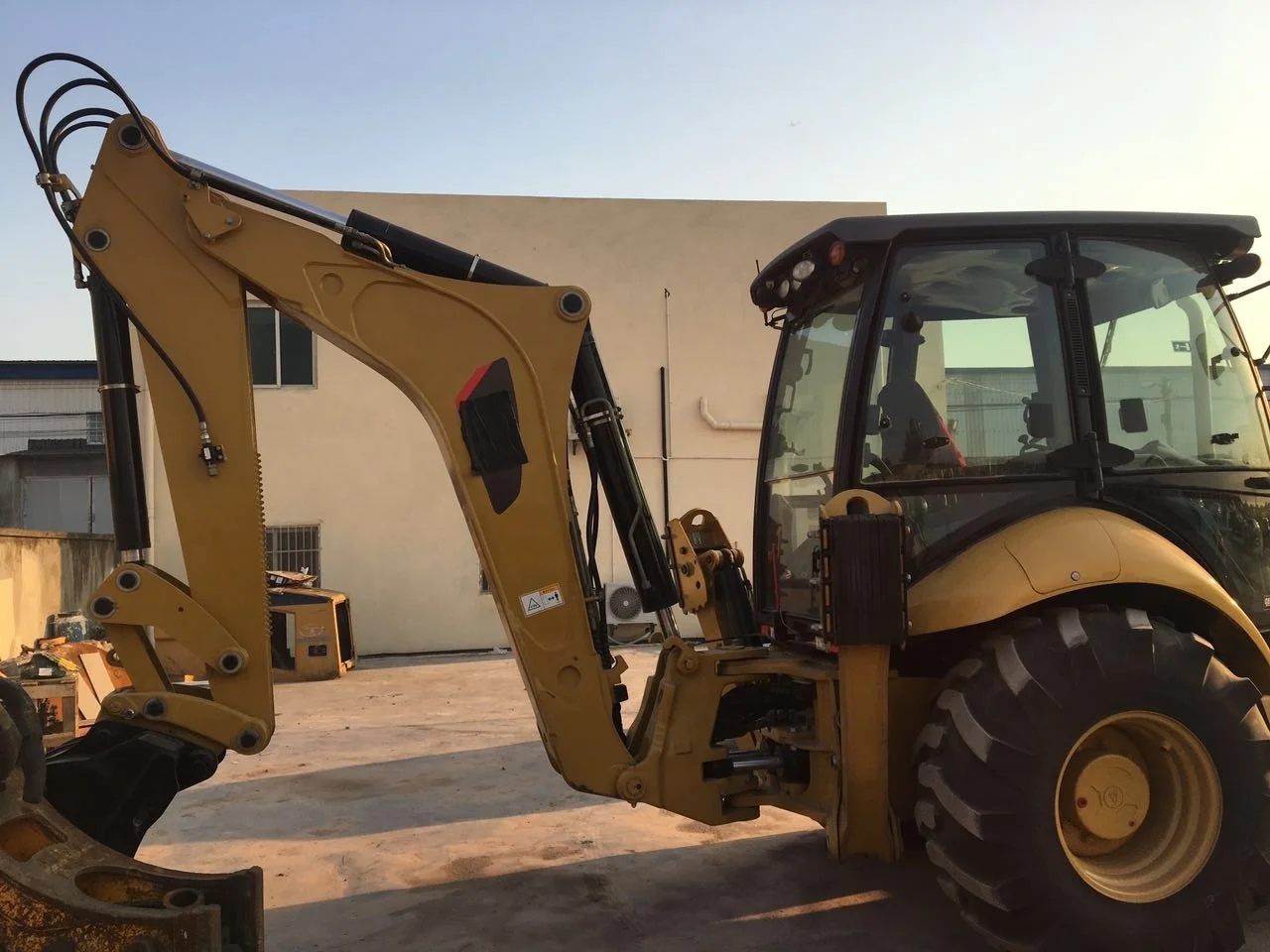 4x4 CAT 420F Used Backhoe for Sale/Backhoe loader