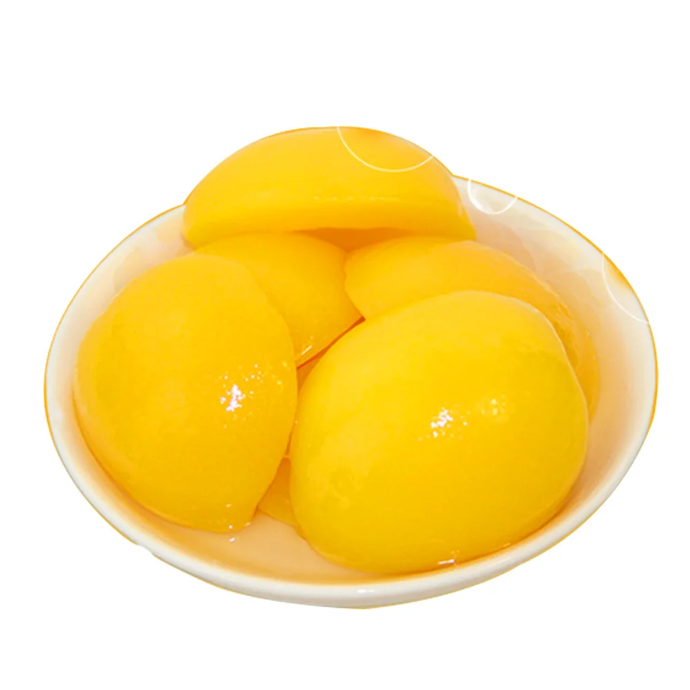 Canned Yellow Peach in Light Syrup Canned Peach Halves
