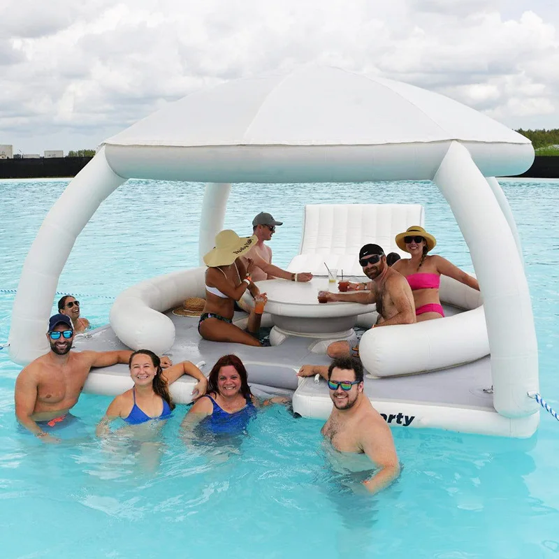 Good Quality Floating Jet Ski Boat Docks Inflatable Floating Pontoon Inflatable Platform Floating Pontoon Dock