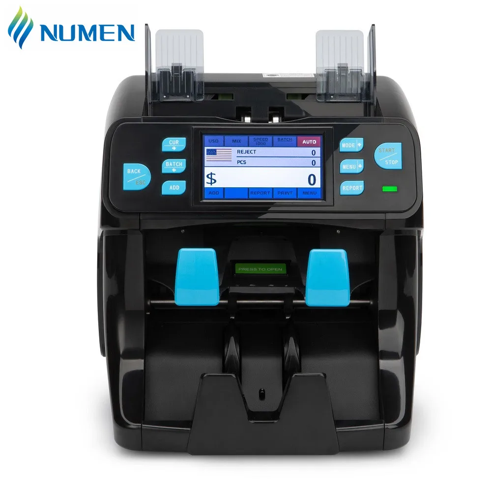 NUMEN SH-208C, лидер продаж, 2 кармана, Счетная машина для наличных денег, мульт-машина для бизнеса