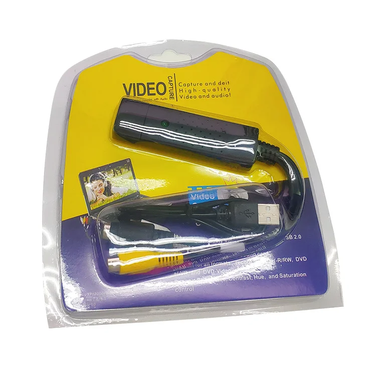 USB2.0 DV/TV/VHS/DVD AV Audio Video S-Video USB Video Capture Card