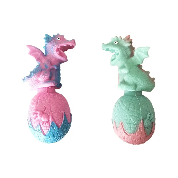 Hot Sale Reversible TPR Toys Dragon Shape Flip Stress Release Dinosaur Egg Cute Animal Innovative Decompression Toys