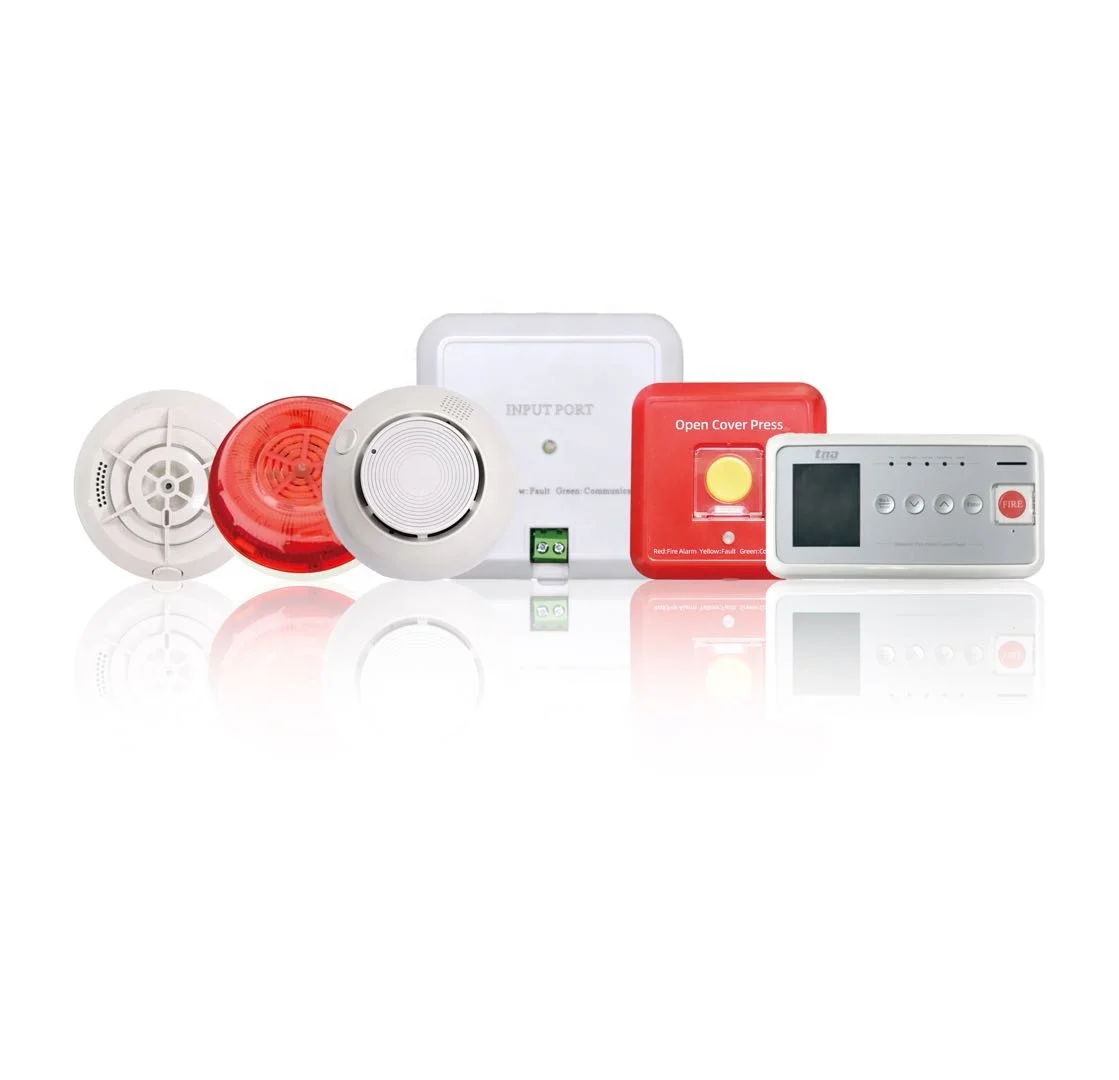 Singapore brand TNA China factory wholesale Wireless Fire Alarm System 433MHz wireless smoke detector heat detector MCP for home