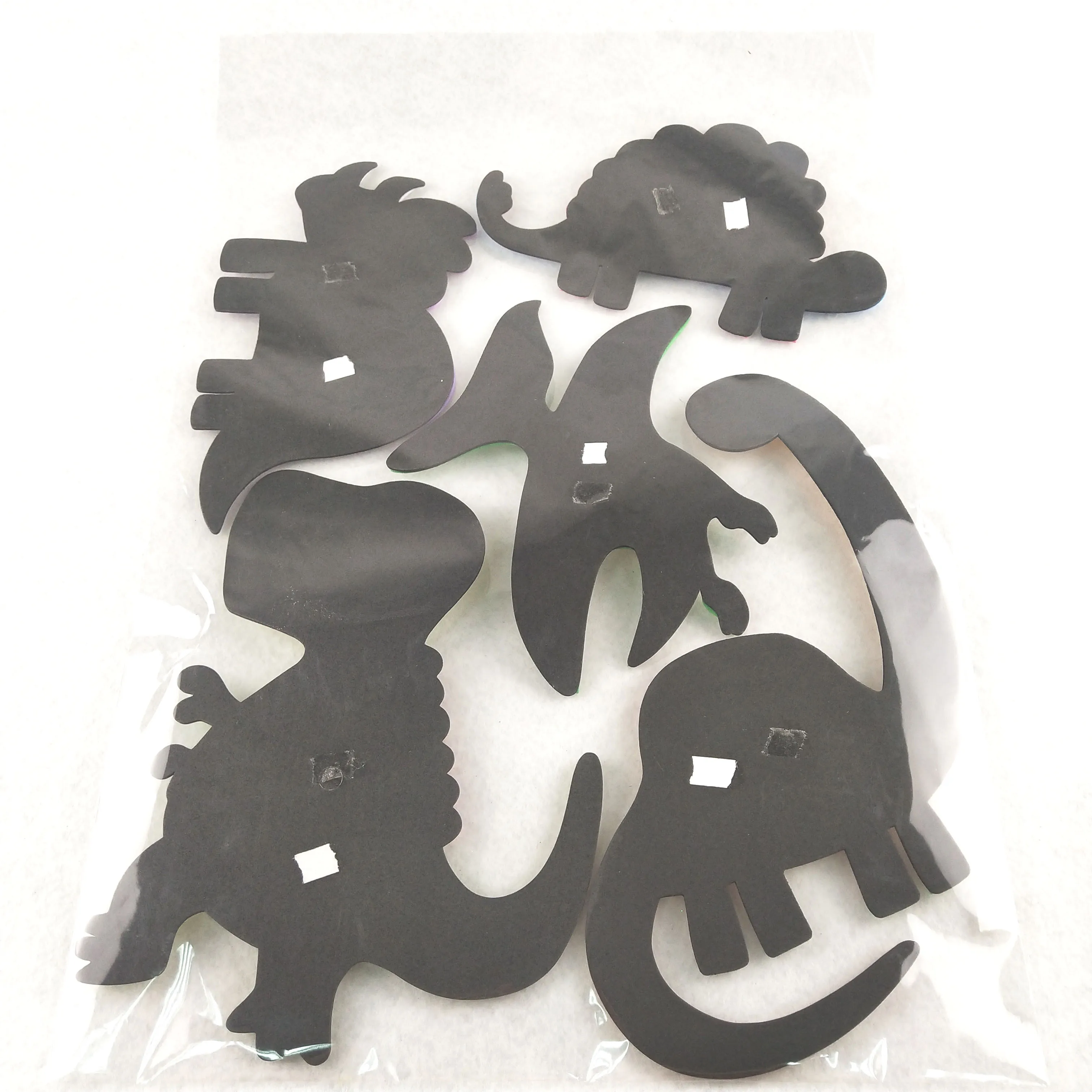 2021 new environment-friendly durable high quality EVA 3D baby room wall dinosaur sticker set Foam Wall Decoration pk5