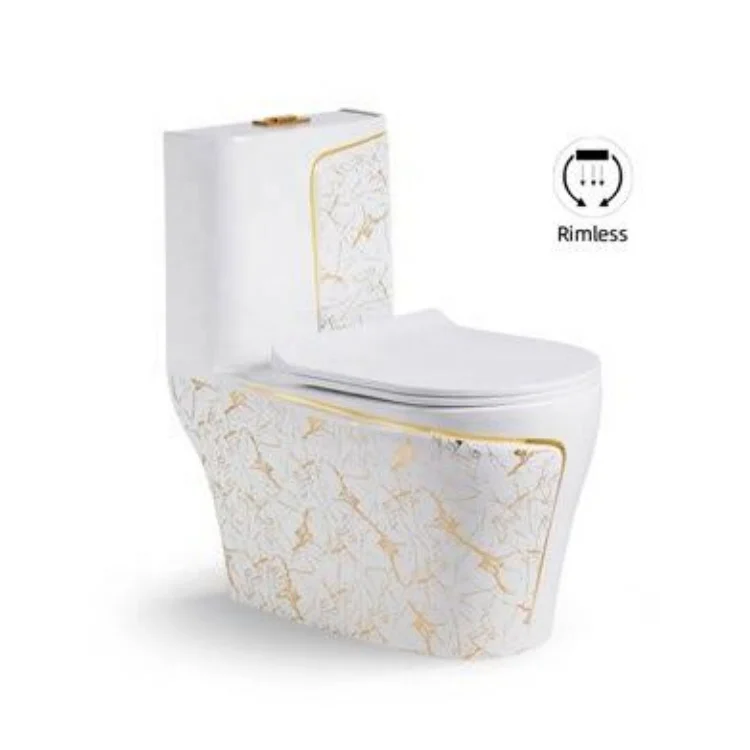 Керамический слитный унитаз 690x390x740 мм