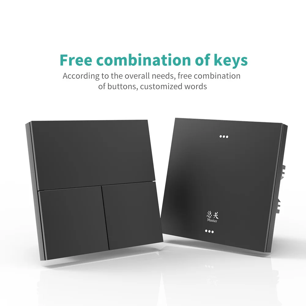 Домашняя Автоматизация Интернета вещей, панель переключателей Wi-Fi для умного дома, набор беспроводных переключателей с дистанционным управлением через приложение для умного дома