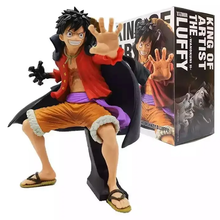 HUAYI One Piece Anime Figure Wano Country Haoushoku Haki Luffy Collect Figurine Doll Toys figure one piece