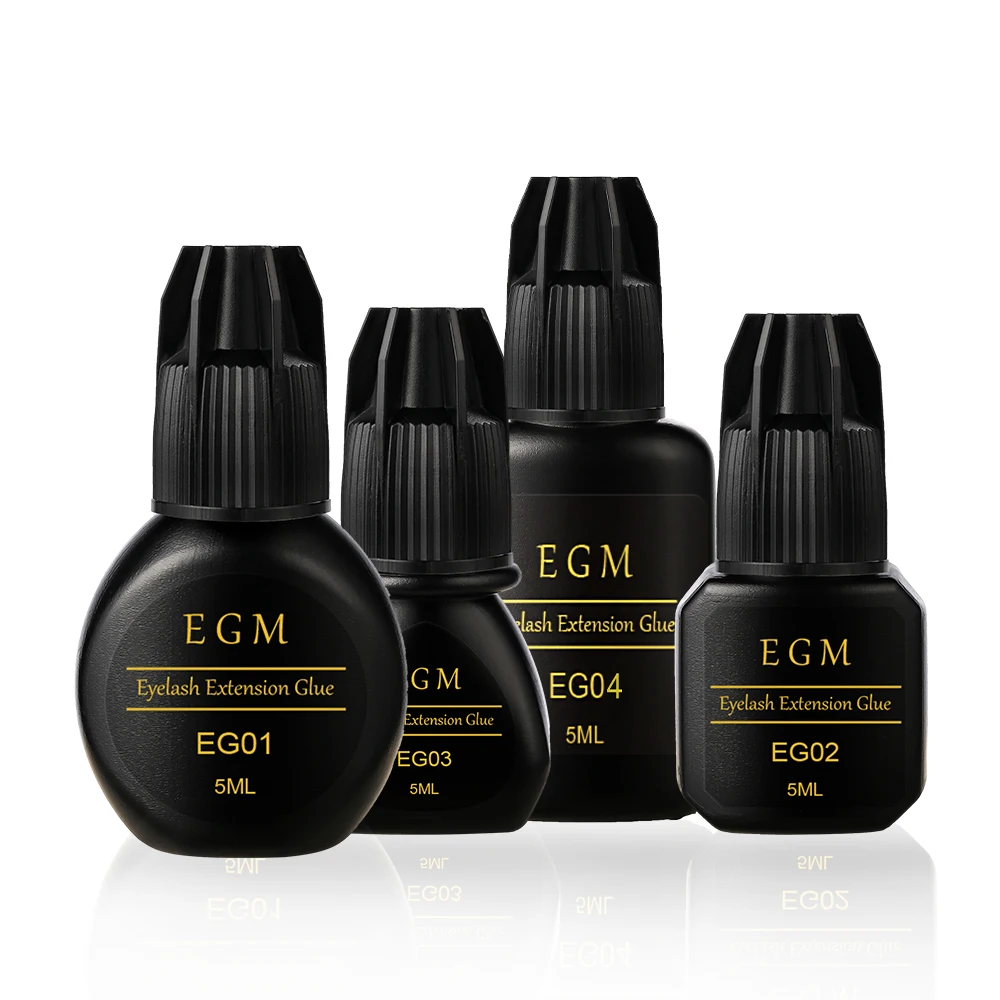 Private Label 0 5 1 Second Dry 8 Week Retention Eyelash Extensions Glue Clear Black Silver Gold White eyelashes extension glue