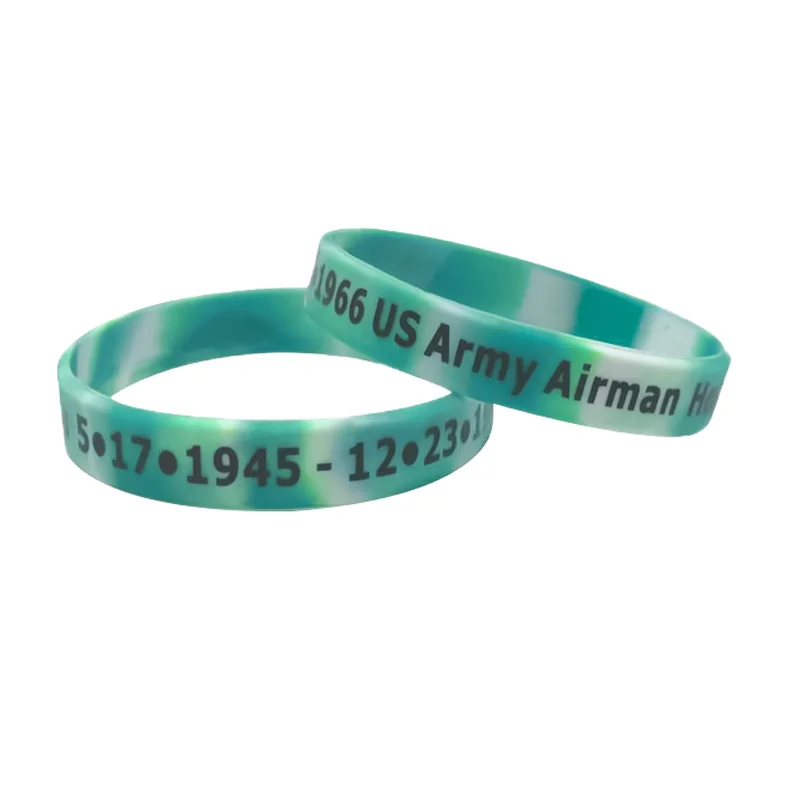 Customizable Eco-friendly Silicon Wristbands Personalized Promotional Rubber Silicone Bracelets for Events With Custom Logo