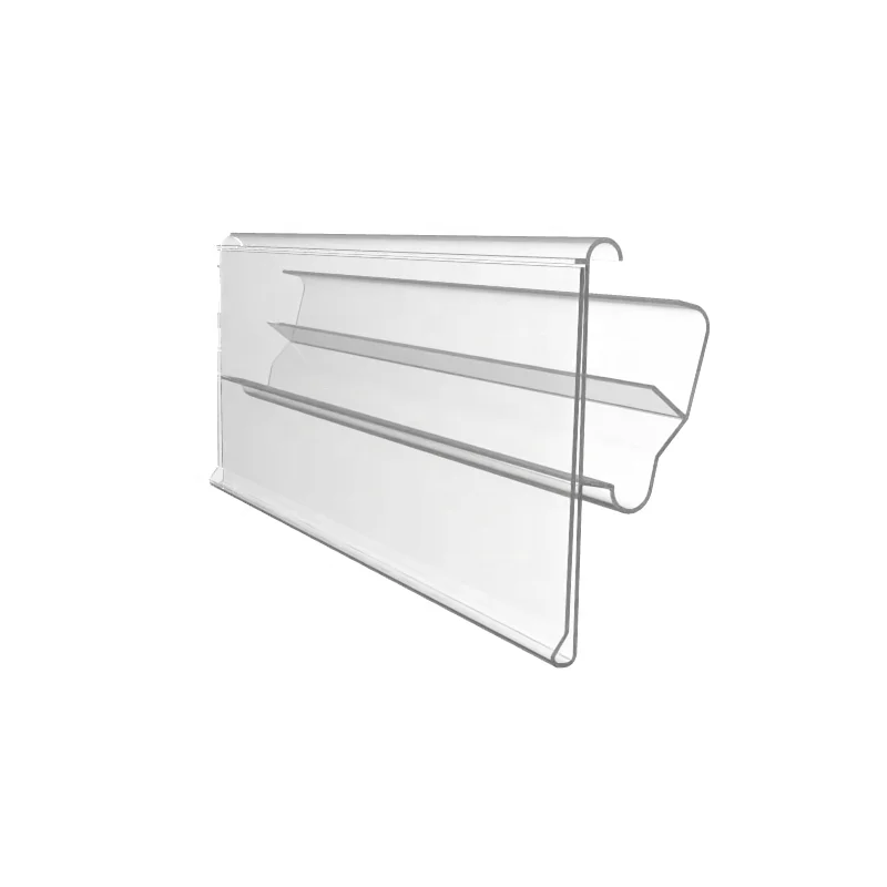 Meethope Plastic Extrusion display supermarket 30mm H Tego shelf data strip label holder