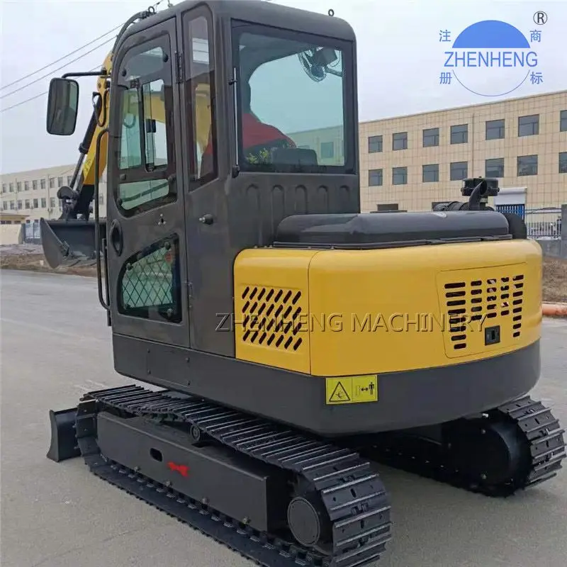Mini excavator rubber tracks tractor excavator  hydraulic pump Used for small scale projects on household farms