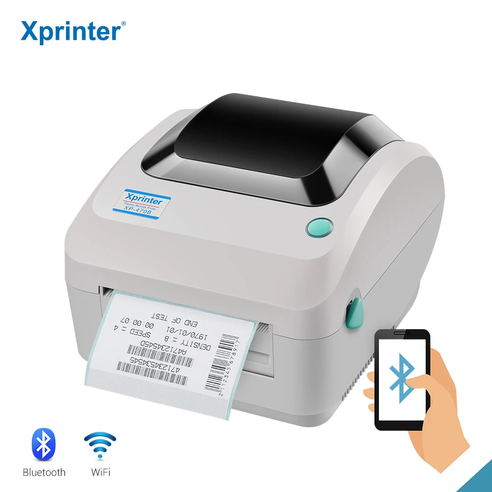 Waybill Label Printer 104mm Thermal Barcode Label Printer Fast Printing