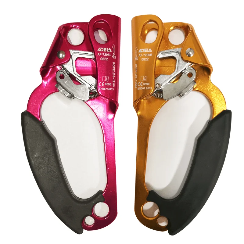 Strong grip mountaineering climbing left and right hand ascender climbing ascension