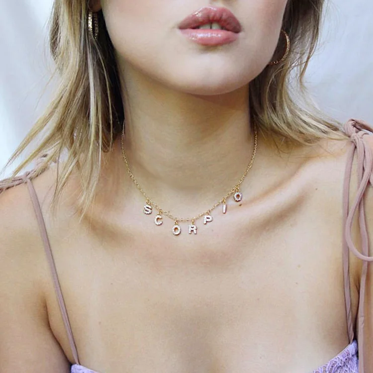 Cheap 925 Sterling Silver Dainty Initial Letter Pendants For Jewelry Making