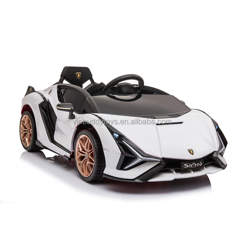 China Manufactory Licensed Power License Lamborghini Sian 12v Kids Electric Ride on Car Toy