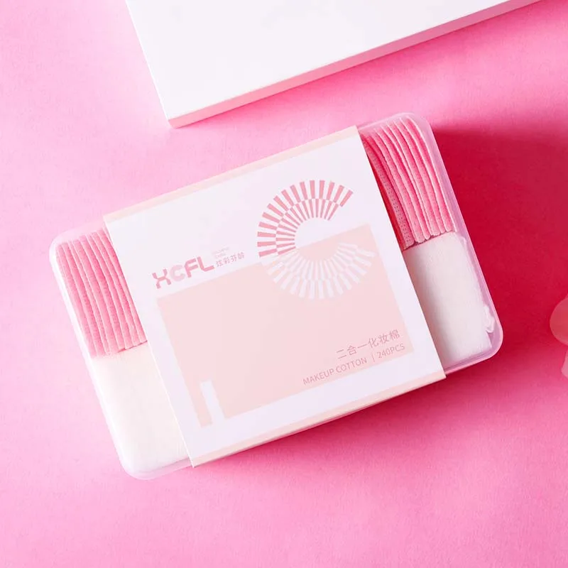 SBelle Disposable 100% Pure Cotton Feel Facial Makeup Cleansing Dry Soft Beauty Cotton Makeup Removal Face Towels For Makeup