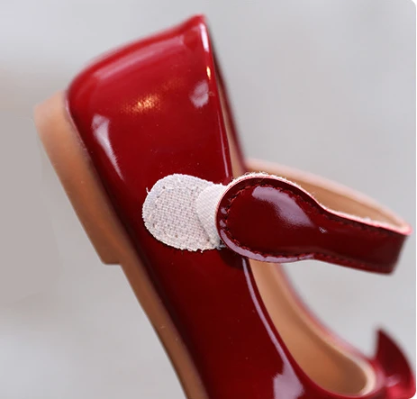 2021 spring new soft bottom peas shoes girls patent leather bow princess shoes