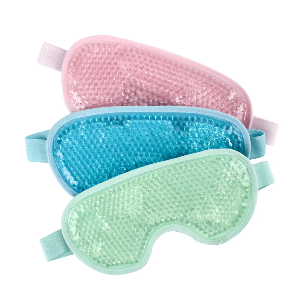 Hot sales Reusable hot cold compress eye Mask for dry eye fold therapy cooling gel bead eye mask