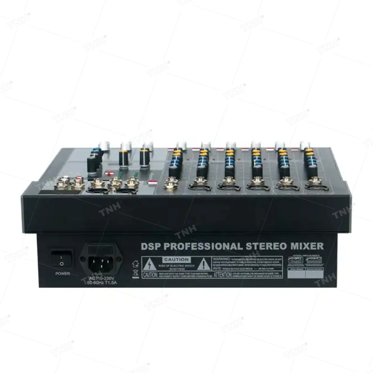 MR-960 MR 960 MP3 Professional Audio mixer Console DJ Player Independent Phantom Power 6 Channels USB Blue tooth