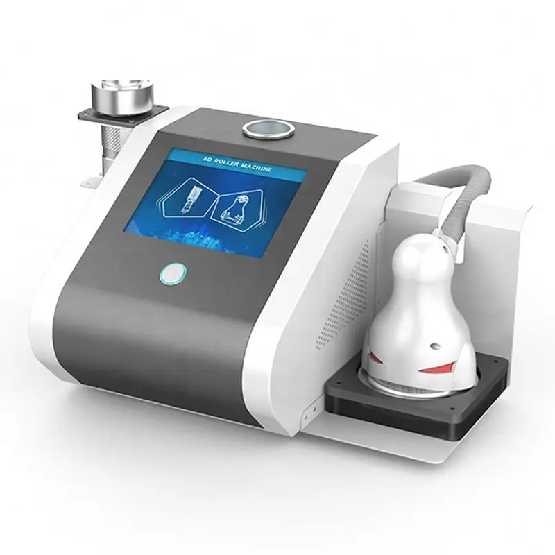 Ролик вращающийся на 360 градусов для массажа с дальним инфракрасным излучением, вакуумное всасывание, лимфатический дренаж, ролик 5d для скульптурирования тела, ролик для целлюлита