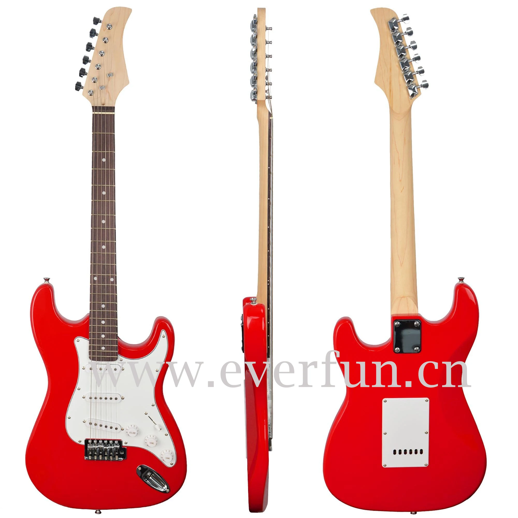 Cheap 39Inch Electric Guitars Kit Made in China with Guitar Amplifier