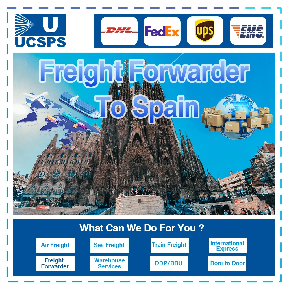 Dropshipping products 2023 Air Shipping ddp Sea Freight Forwarder China to Spain  door to door service
