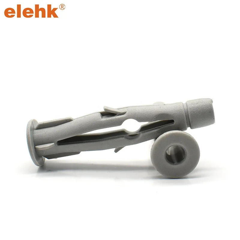 Elehk расширительный пластиковый настенный анкер 8x50 серый нейлоновый