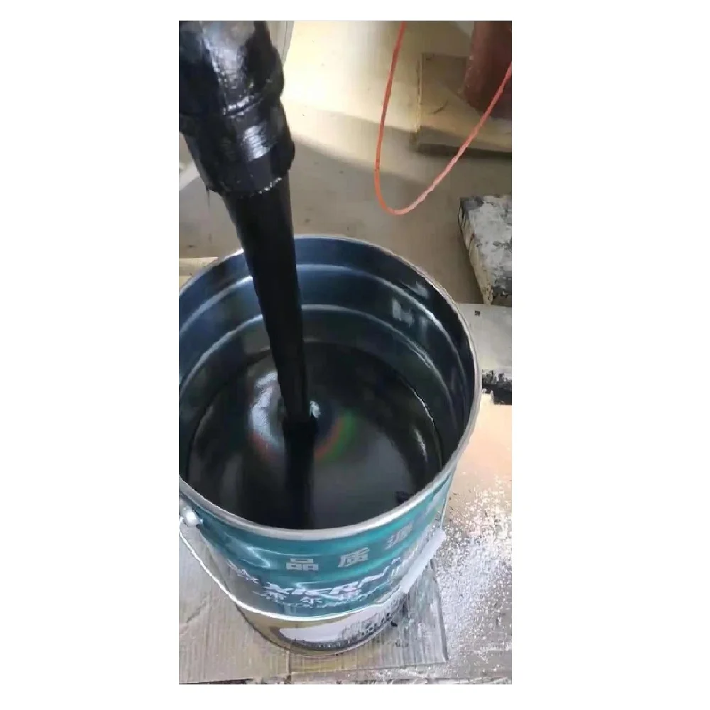 Black Non Curing Rubber Asphalt Waterproof Coating Bitumen Waterproofing Materials
