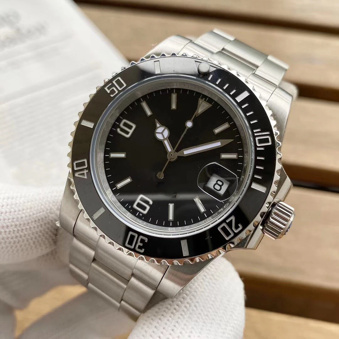 
3A Quality Luxury Automatic 904L Stainless Steel Sapphire Mirror Glass Roleables Explore Watches 