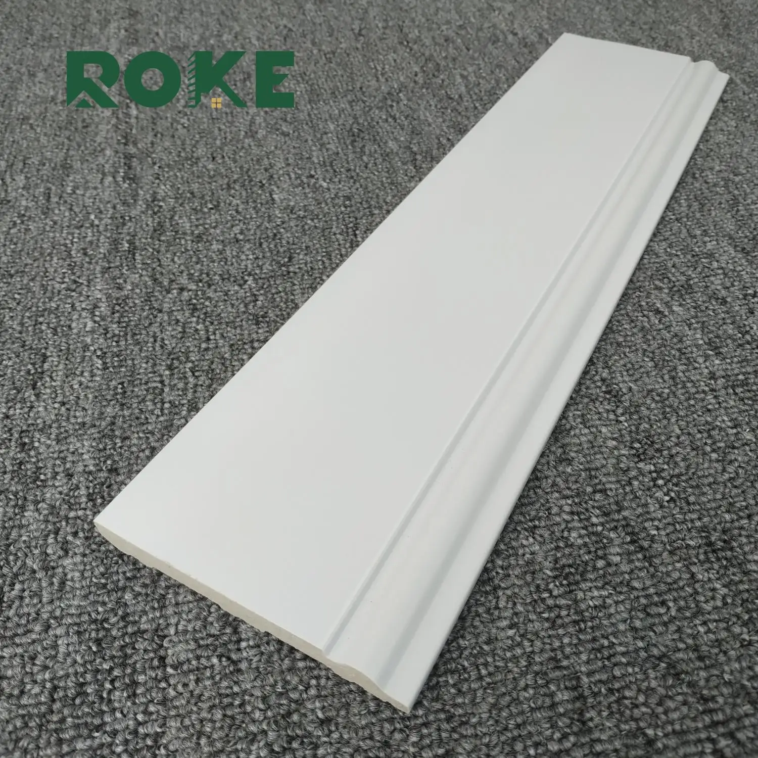 ROKE Factory Leading Manufacturers Skirting Board Protection Baseboard Flexible Tile Trim Modern Skirting Profiles Hot Sale