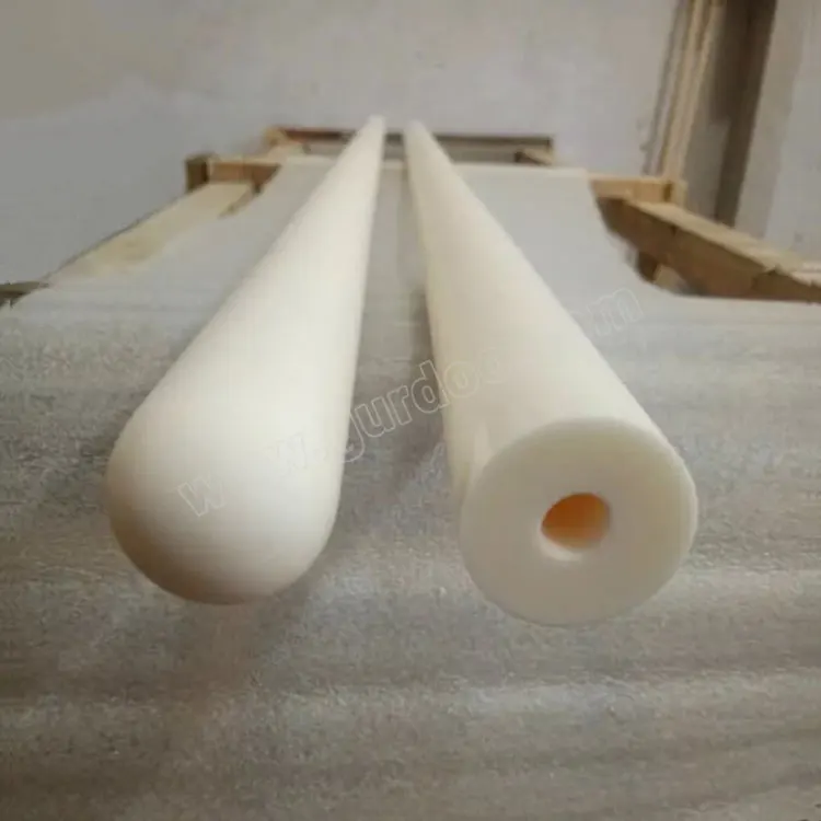 High purity C799 alumina ceramic protection tube with 99 al2o3 for thermocouple
