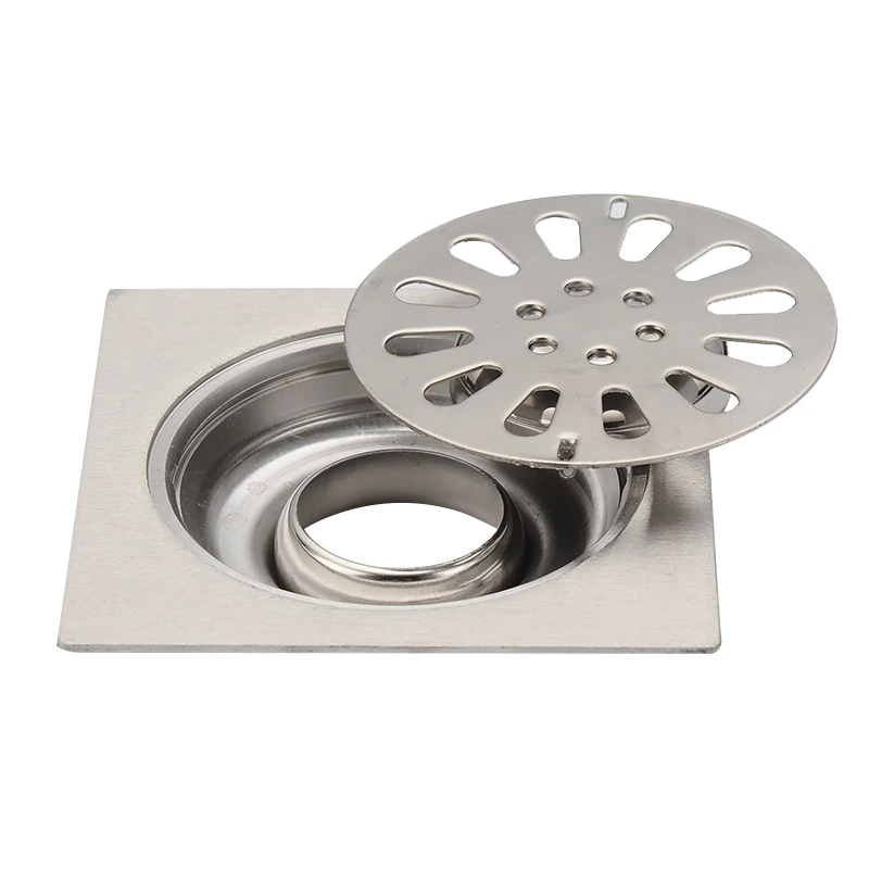 304 Stainless Steel Anti Odor Floor Drain Bathroom Shower Washing Machine Floor Drain