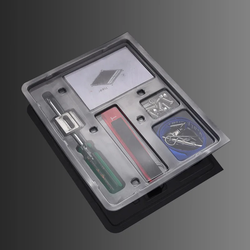 BF Transparent Package Plastic Tray Small Cheap Custom Card Clamshell Blister Packaging Lipstick Sample