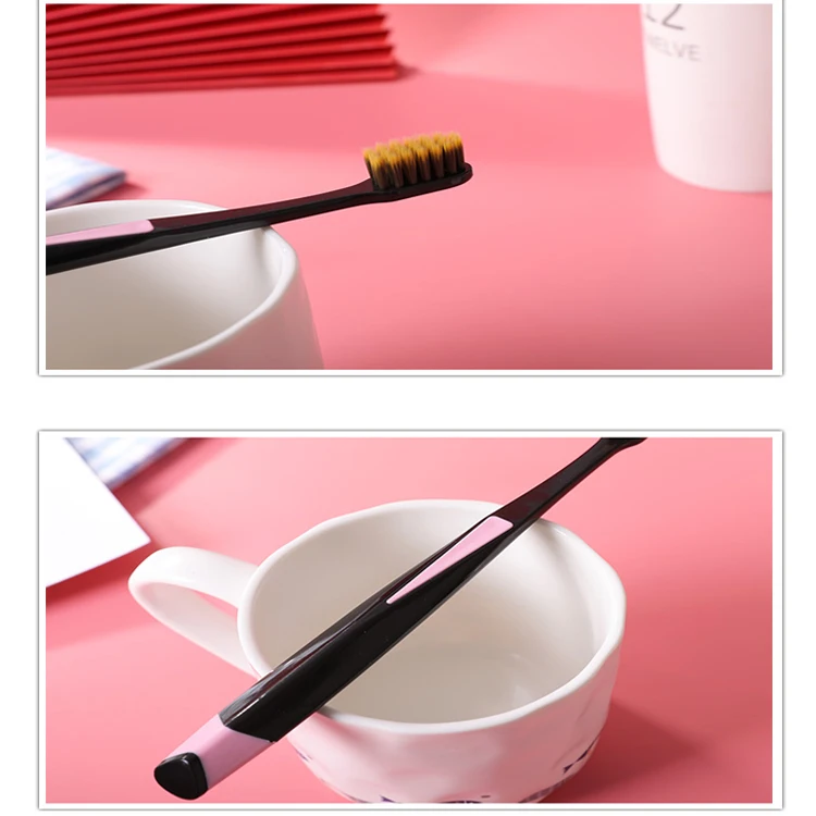 high quality  custom color massage gum super clean soft bristle adults manual toothbrush for home use travel use