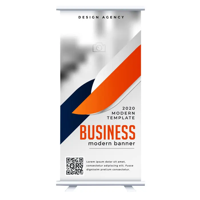 Advertising aluminum roll up banner 80*200cm portable retractable pull up banner display rollup Stand