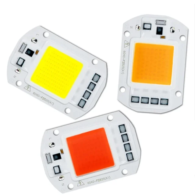 Alternative Driver ac110v 220v 20w 30w 50w 100w Full Spectrum High Power LED Chip Board COB LED for LED Downlight Grow Lamp