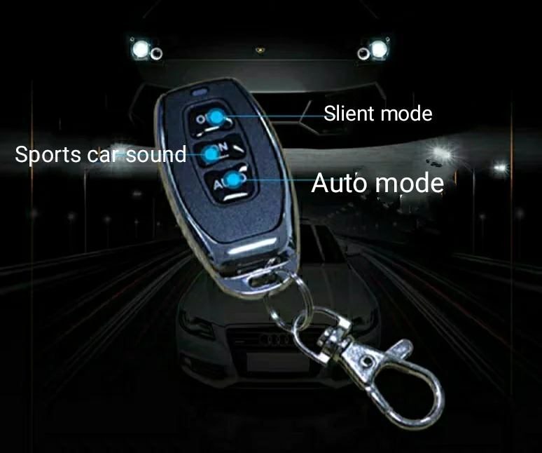 High quality electric valve remote control exhaust tips for bmw e46 e60 benz