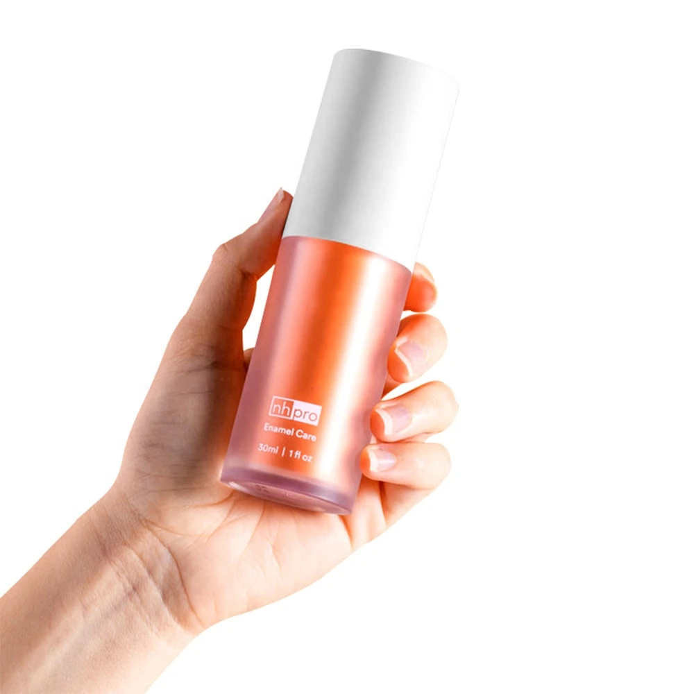 Whitening Teeth Product Enamel Care Toothpaste For Sensitive Teeth Orange Pump Bottle Toothpaste For Travel