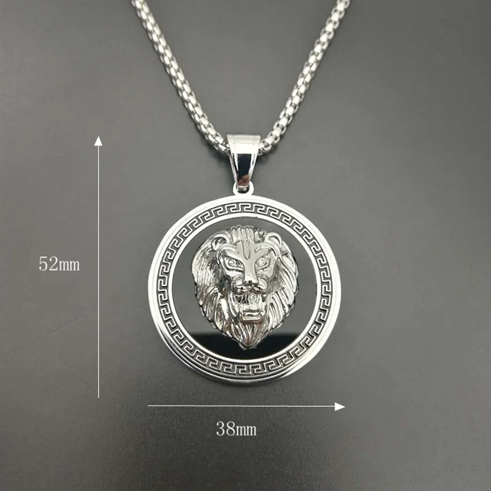 
Charm Man Gold Plated Jewelry Stainless Steel Pure Animal Pendant 